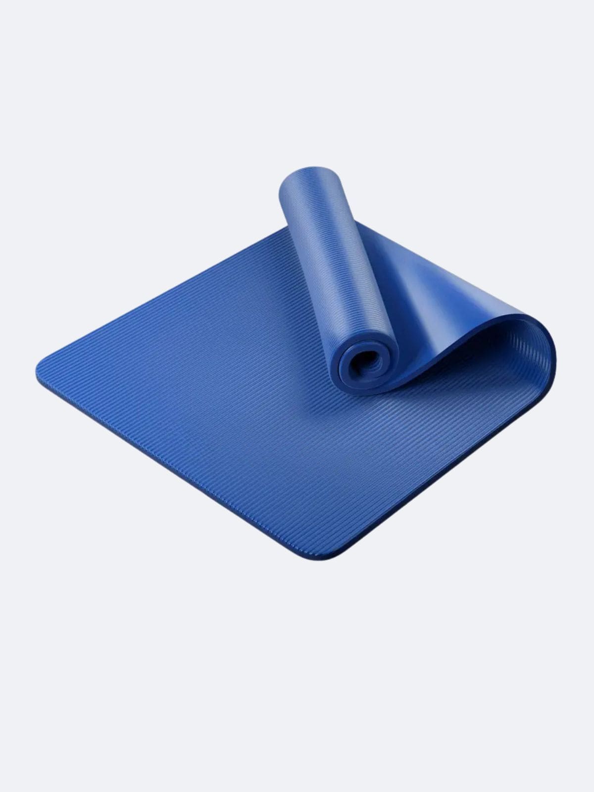 Tapis de Pilates Bleu Caoutchouc | 183 x 61 cm